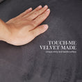 Load image into Gallery viewer, Holly 2 Set Grey French Provincial Dining Chair Ring Studded Lisse Velvet Rubberwood
