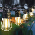 Load image into Gallery viewer, Sansai 30 Bulbs 32M Festoon String Lights LED Waterproof Outdoor Christmas Party
