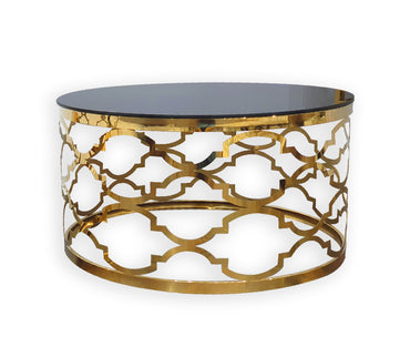 Pedro Stainless Steel Coffee Table - Gold (Set of 4)