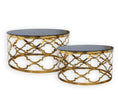Load image into Gallery viewer, Pedro Stainless Steel Coffee Table - Gold (Set of 4)
