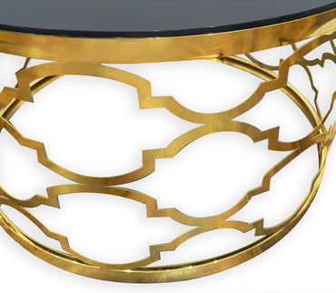 Pedro Stainless Steel Coffee Table - Gold (Set of 4)