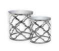 Load image into Gallery viewer, Pedro Stainless Steel Coffee Table - Silver (Set of 4)

