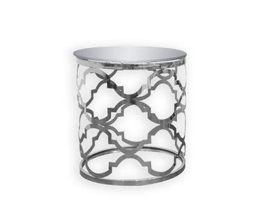 Pedro Stainless Steel Coffee Table - Silver (Set of 4)