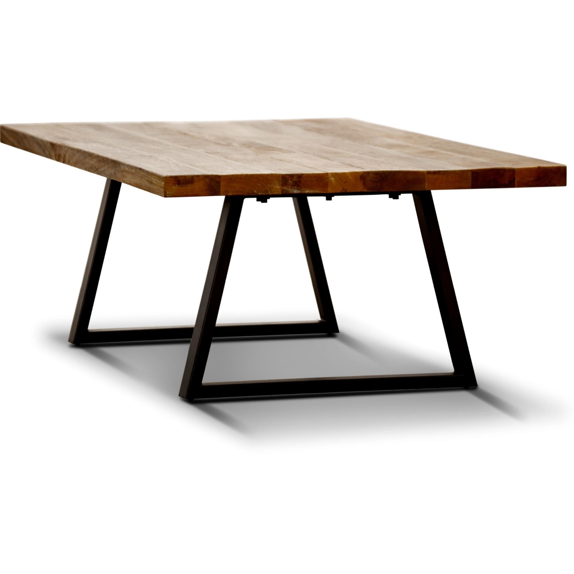 Eden Coffee Table 130cm Live Edge Solid Mango Wood Unique Furniture -