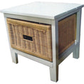 Load image into Gallery viewer, Tara Bedside 1 Chest of Drawers Cane Bedroom Kitchen Bathroom Storage Cabinet
