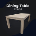 Load image into Gallery viewer, Foxglove Dining Table 225cm Solid Mt Ash Wood Home Dinner Furniture - White
