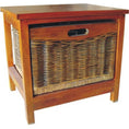 Load image into Gallery viewer, Hyssop Bedside 1 Chest of Drawers Cane Bedroom Kitchen Bathroom Storage Cabinet
