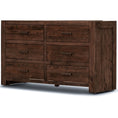 Load image into Gallery viewer, Catmint Dresser 6 Chest of Drawers Solid Pine Wood Storage Cabinet - Grey Stone
