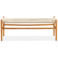 Load image into Gallery viewer, Wishbone Hans Wenger Dining Bench 120cm Replica
