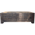 Load image into Gallery viewer, Catmint Coffee Table 127cm 2 Drawer Solid Acacia Wood - Stone Grey
