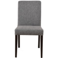 Load image into Gallery viewer, Catmint Dining Chair Set of 2 Fabric Upholstered Solid Acacia Wood - Granite
