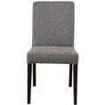 Load image into Gallery viewer, Cindy Dining Chair Set of 2 Fabric Upholstered Solid Acacia Wood - Granite
