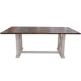 Load image into Gallery viewer, Erica Dining Table 200cm Solid Acacia Timber Wood Hampton Furniture Brown White
