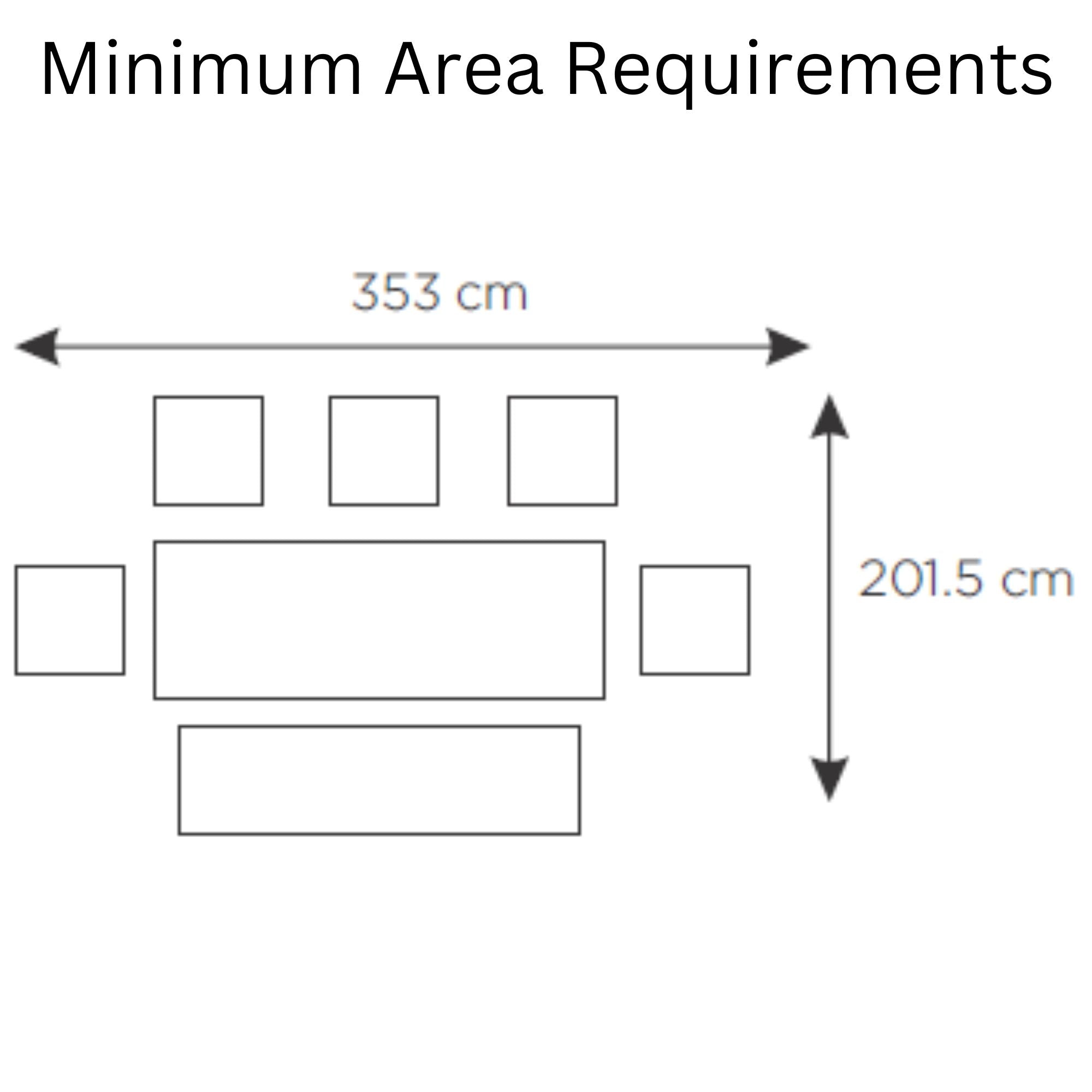 Jake  7pc Dining Table Set 230cm 5 Chair 1 Seat Bench French Provincial