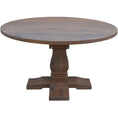Load image into Gallery viewer, Florence  Round Dining Table 135cm French Provincial Pedestal Solid Timber Wood
