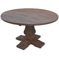 Load image into Gallery viewer, Florence  Round Dining Table 135cm French Provincial Pedestal Solid Timber Wood
