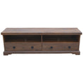 Load image into Gallery viewer, Florence  ETU Entertainment TV Unit 180cm 2 Drawer Solid Mango Timber Wood
