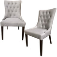 Load image into Gallery viewer, Jake  Set of 2 Fabric Dining Chair French Provincial Solid Timber Wood
