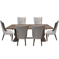 Load image into Gallery viewer, Florence  7pc Dining Table Set 180cm with 6 Fabric Chair French Provincial

