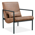 Load image into Gallery viewer, Chelsea Fabric Armchair Occasional Accent Arm Chair Dark Brown

