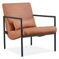 Load image into Gallery viewer, Chelsea Fabric Armchair Occasional Accent Arm Chair Light Brown
