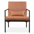 Load image into Gallery viewer, Chelsea Fabric Armchair Occasional Accent Arm Chair Light Brown
