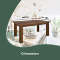 Load image into Gallery viewer, Umber 7pc Dining Set 180cm Table 6 Chair Solid Pine Wood Timber - Dark Brown
