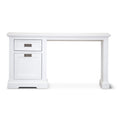 Load image into Gallery viewer, Laelia Study Computer Desk 150cm Office Executive Table Solid Acacia Wood -White
