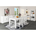 Load image into Gallery viewer, Laelia 7pc Dining Set 180cm Table 6 Chair Acacia Wood Coastal Furniture - White
