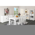 Load image into Gallery viewer, Laelia 9pc Dining Set 220cm Table 8 Chair Acacia Wood Coastal Furniture - White
