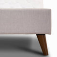 Load image into Gallery viewer, Volga King Single Bed Platform Frame Fabric Upholstered Mattress Base - Grey
