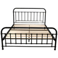 Load image into Gallery viewer, Metallica Queen Bed Size Metal Frame Platform Mattress Base - Black
