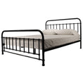 Load image into Gallery viewer, Metallica Double Bed Size Metal Frame Platform Mattress Base - Black

