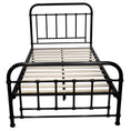 Load image into Gallery viewer, Metallica King Single Bed Size Metal Frame Platform Mattress Base - Black
