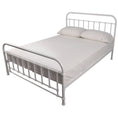 Load image into Gallery viewer, Metallica Queen Bed Size Metal Frame Platform Mattress Base - White

