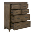 Load image into Gallery viewer, Lily Tallboy 6 Chest of Drawers Solid Pine Wood Bed Storage Cabinet -Rustic Grey
