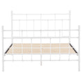Load image into Gallery viewer, Gracy King Single Bed Size Metal Frame Platform Mattress Base - White
