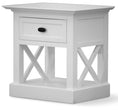 Load image into Gallery viewer, Beechworth Bedside Tables 1 Drawer Storage Cabinet Shelf Side End Table - White
