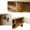 Load image into Gallery viewer, Petunia  ETU Entertainment TV Unit 160cm Elm Timber Wood 2 Door - Natural
