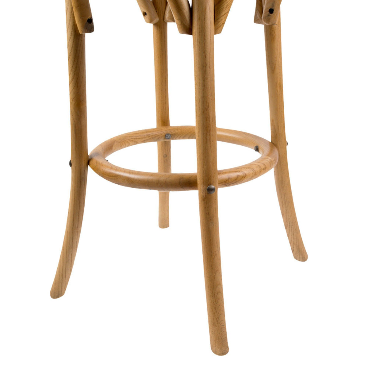 Round Ratta Stool Aster 2pc Round Bar Stools Dining Stool Chair Solid Birch Timber Ratta ...