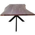 Load image into Gallery viewer, Lantana Dining Table 240cm Live Edge Solid Acacia Timber Wood Metal Leg -Natural
