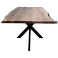 Load image into Gallery viewer, Lantana Dining Table 180cm Live Edge Solid Acacia Timber Wood Metal Leg -Natural
