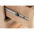 Load image into Gallery viewer, Manly  Bedside Table 2 Drawer Storage Cabinet Solid Mango Wood Rattan
