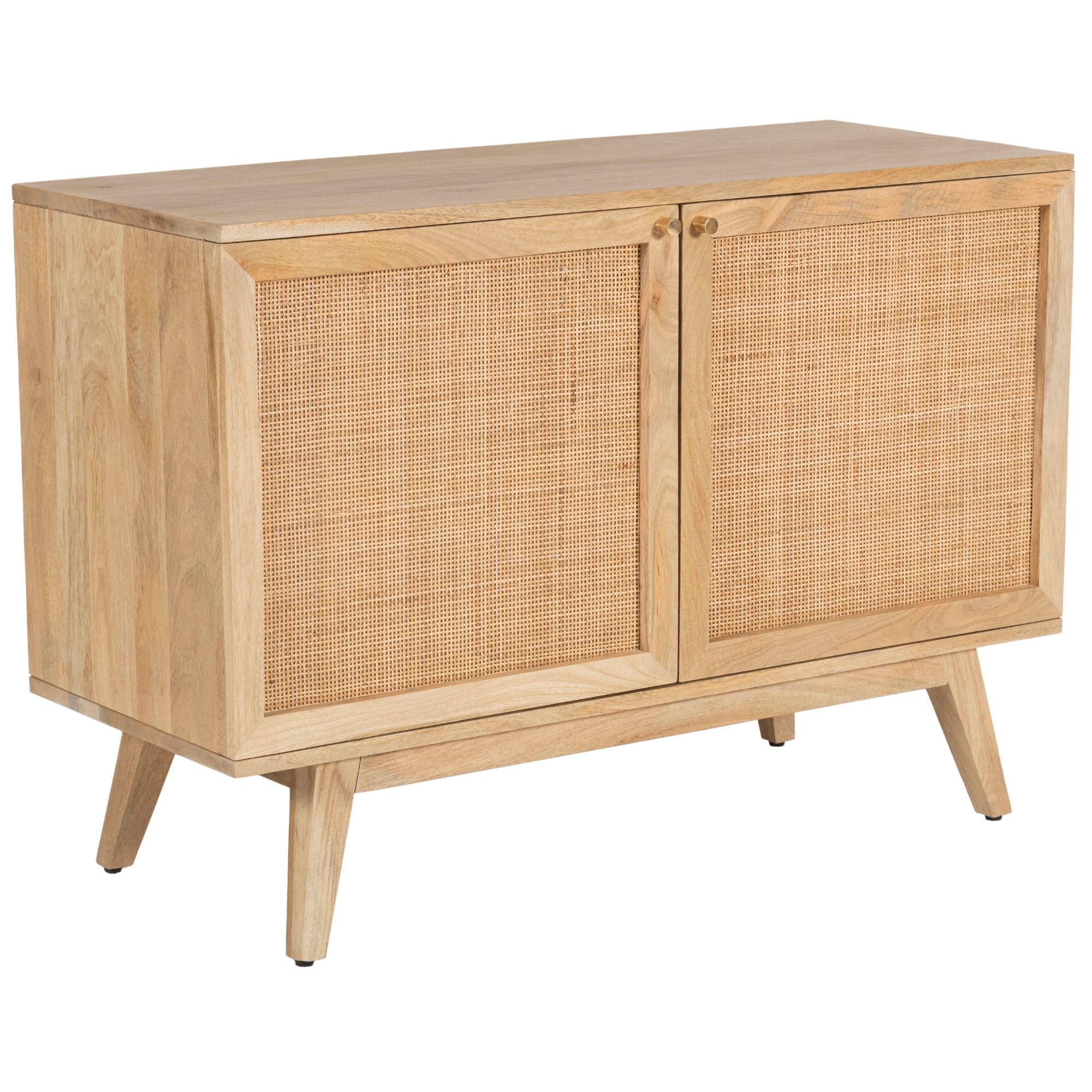 Manly  Buffet Table 100cm 2 Door Solid Mango Wood Storage Cabinet