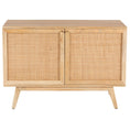 Load image into Gallery viewer, Olearia  Buffet Table 100cm 2 Door Solid Mango Wood Storage Cabinet Natural
