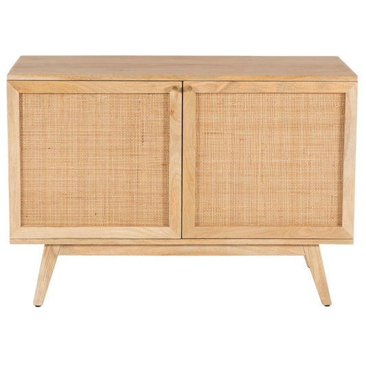 Manly  Buffet Table 100cm 2 Door Solid Mango Wood Storage Cabinet