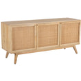 Load image into Gallery viewer, Manly  Buffet Table 150cm 3 Door Solid Mango Wood Storage Cabinet
