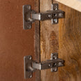 Load image into Gallery viewer, Olearia  ETU Entertainment TV Unit 150cm Solid Mango Wood Rattan 2 Door Natural
