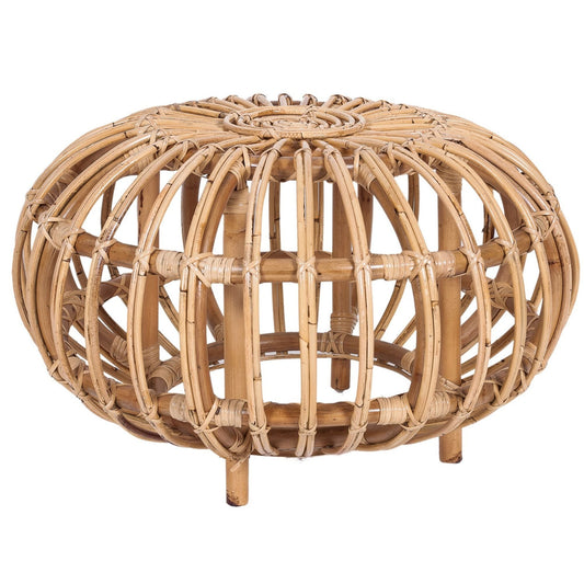 Porto 64cm Rattan Round Side Sofa End Table -
