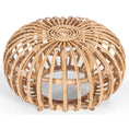 Load image into Gallery viewer, Porto 64cm Rattan Round Side Sofa End Table -
